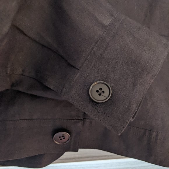 Weekend by Max Mara Linen Blouse Jacket & Pant Trousers Set Size 10 - Picture 8 of 14